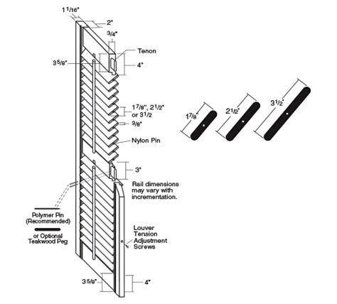 removable louver detail